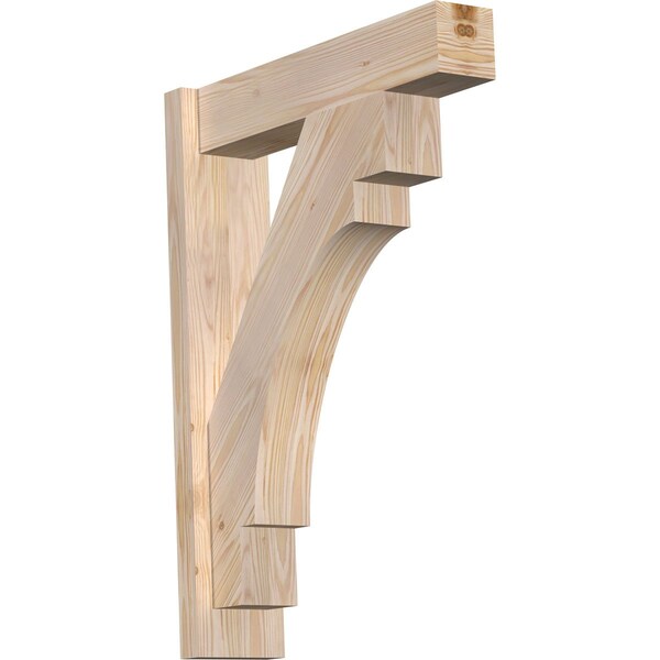 Ekena Millwork Merced Block Smooth Outlooker, Douglas Fir, 5 1/2"W x 22"D x 30"H OUT06X22X30MRC05SDF - main